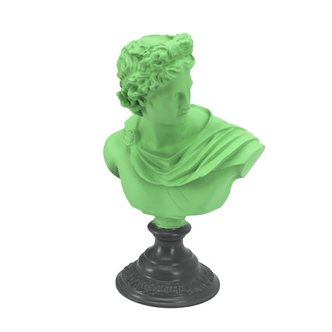 Light Green Grecian Apollo Bust