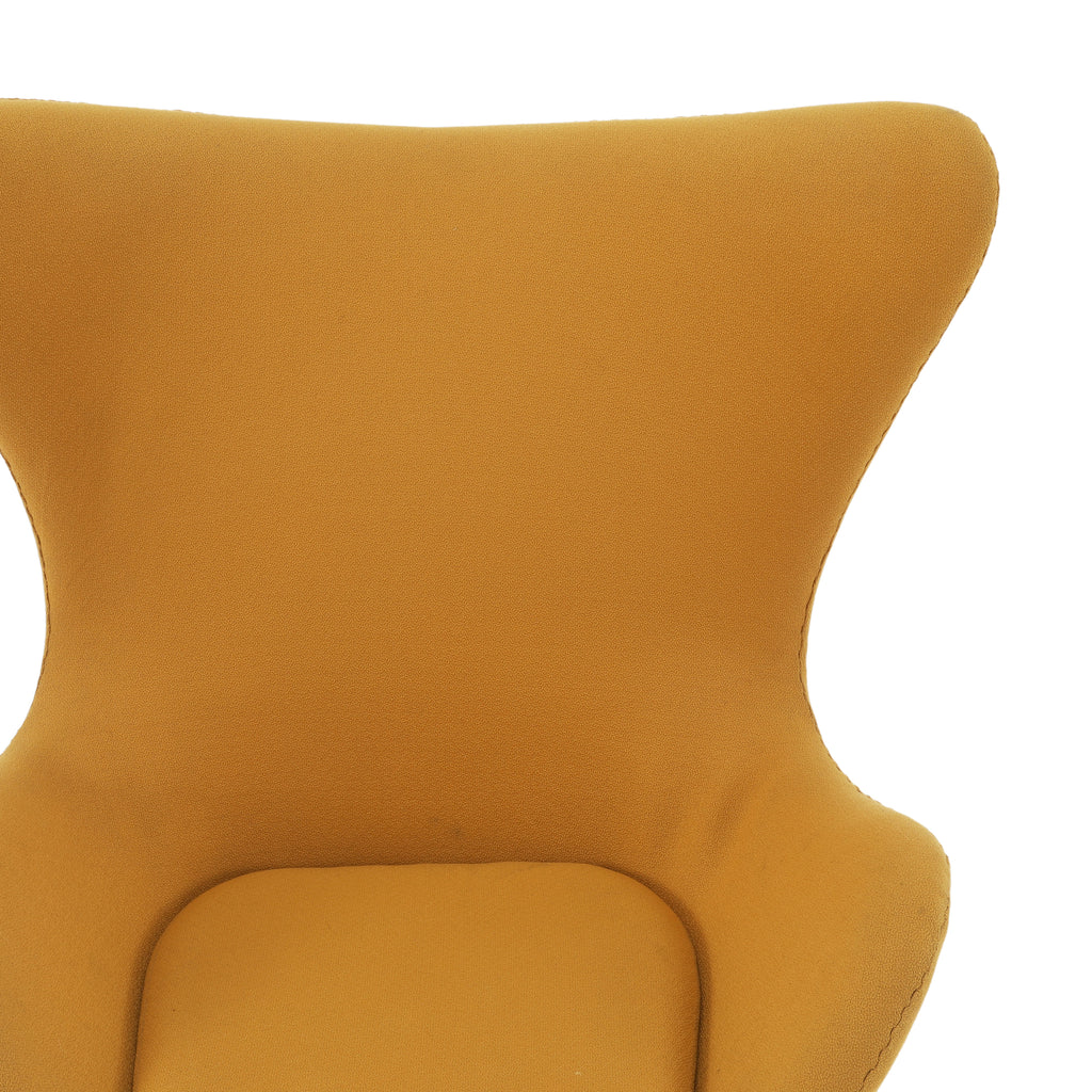 Yellow Mustard High Back Egg Chair