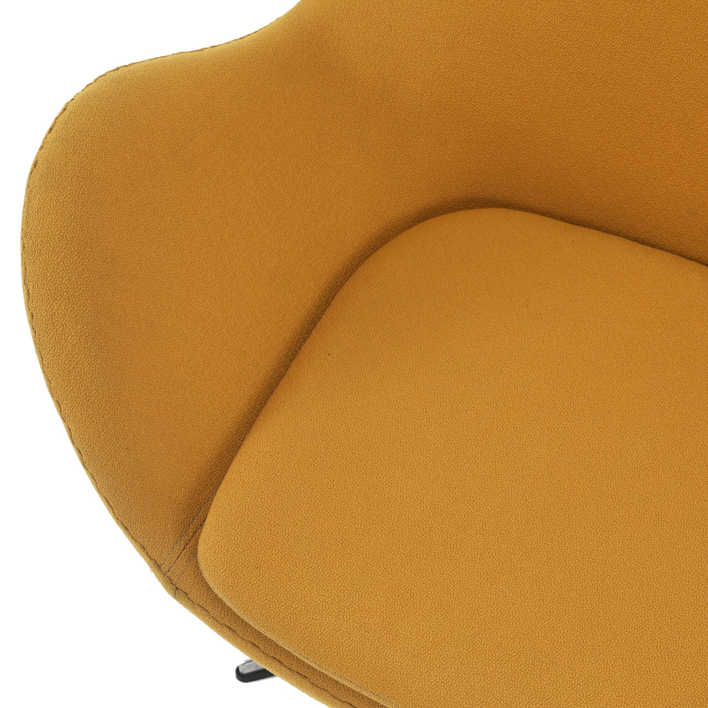 Yellow Mustard High Back Egg Chair