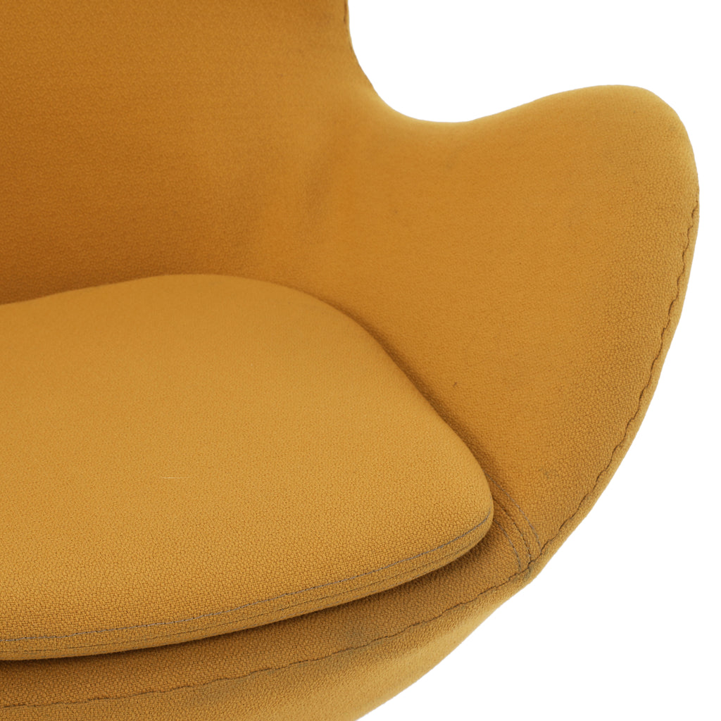 Yellow Mustard High Back Egg Chair