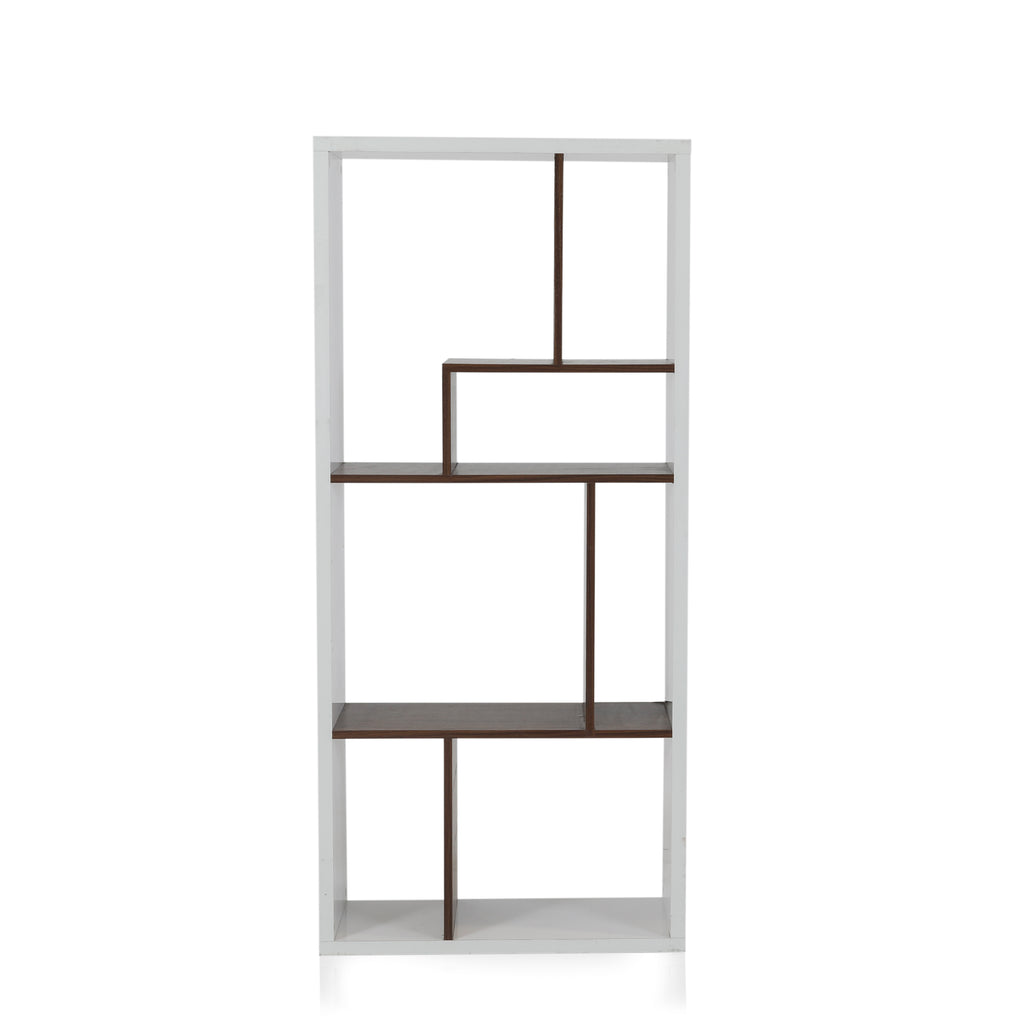 White and Wood Bookshelf