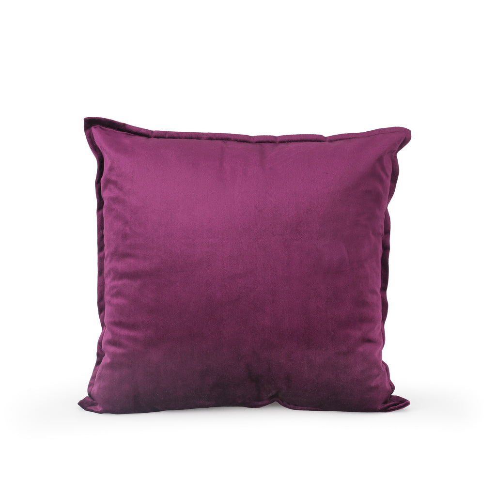 Purple Velvet Throw Pillow