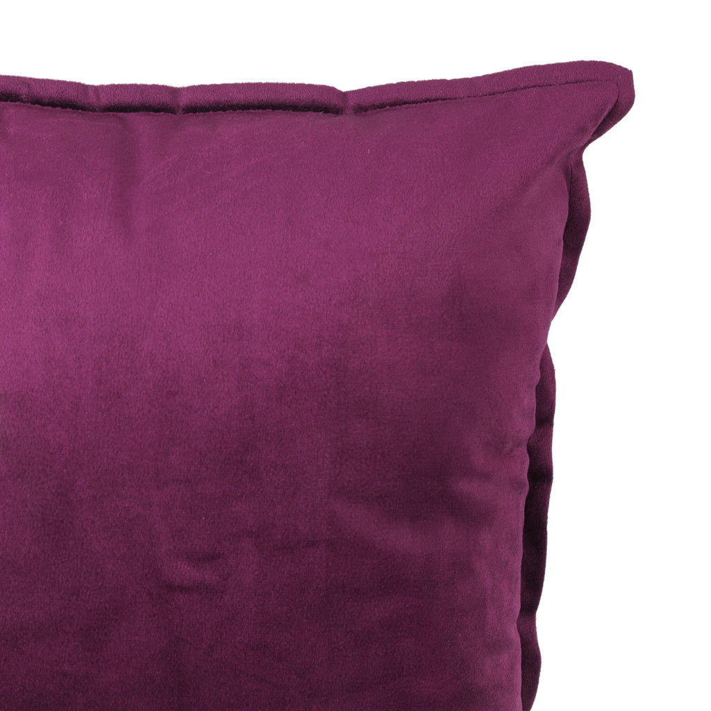 Purple Velvet Throw Pillow