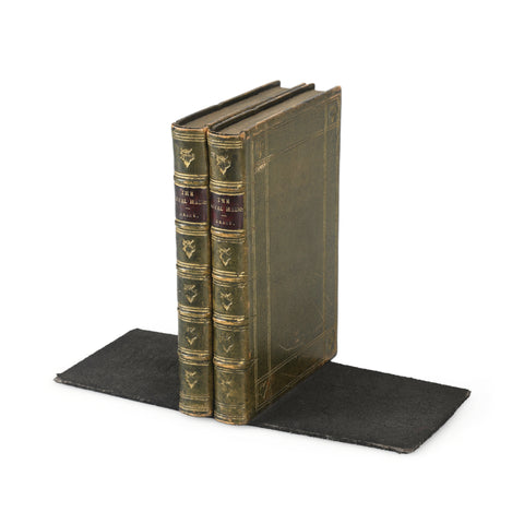 Green Faux Book Bookends