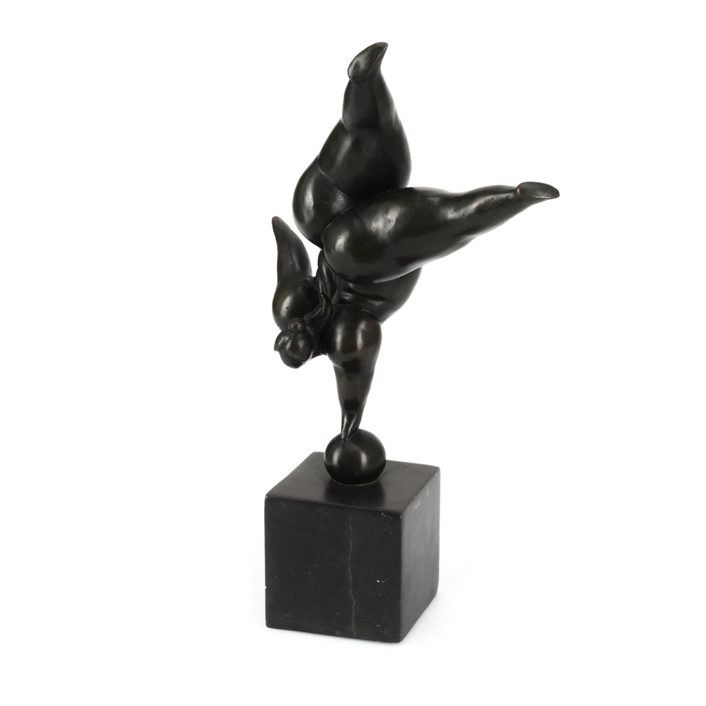 Black Handstand Female Sculpture (A+D)