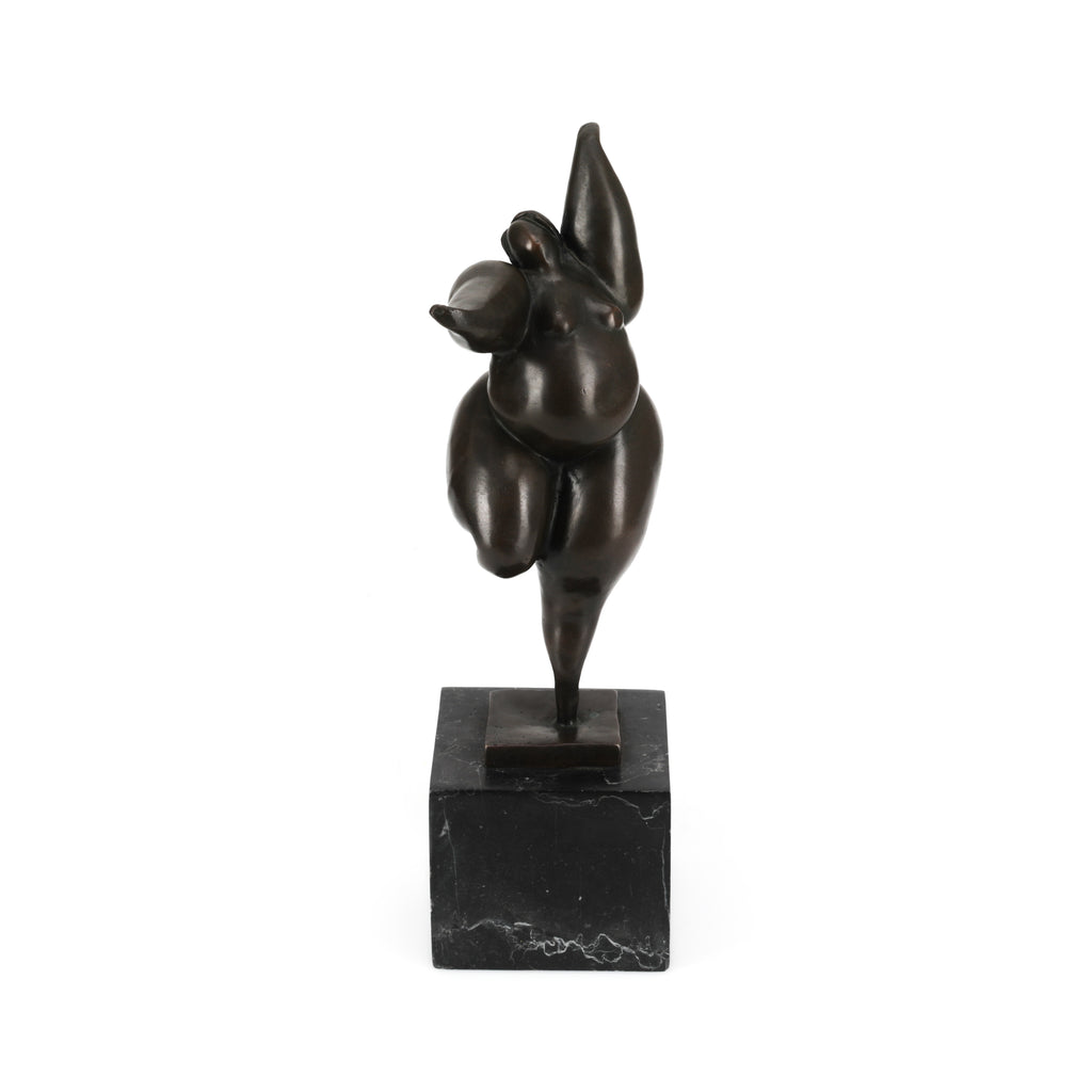 Black Dancing Female Sculpture (A+D)