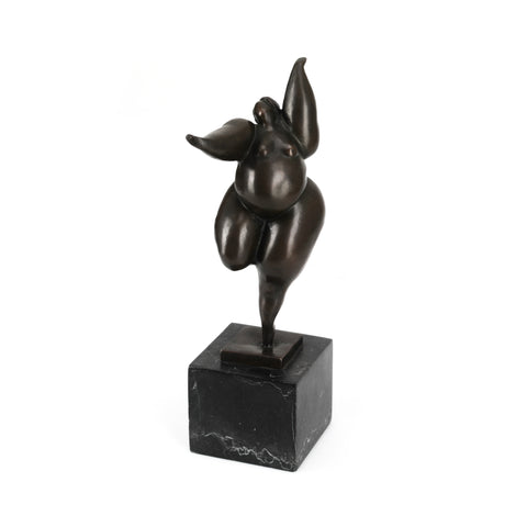 Black Dancing Female Sculpture (A+D)