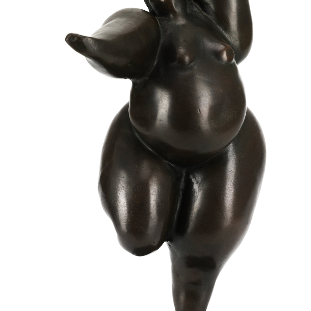 Black Dancing Female Sculpture (A+D)