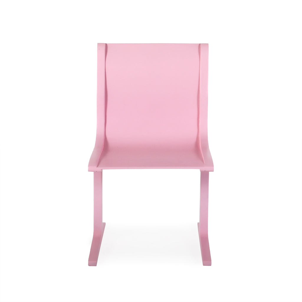 Pink Painted Wooden Chair