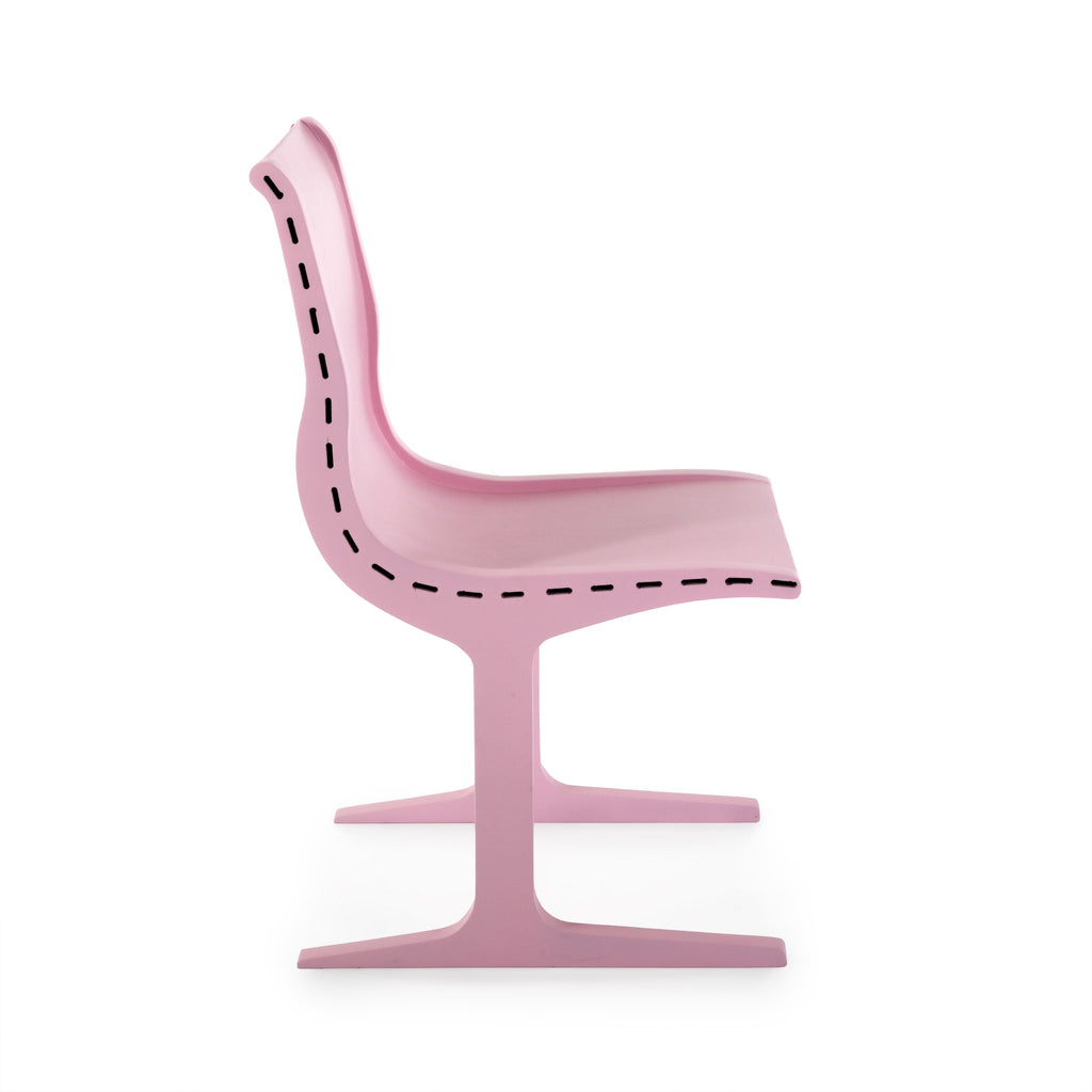 Pink Painted Wooden Chair