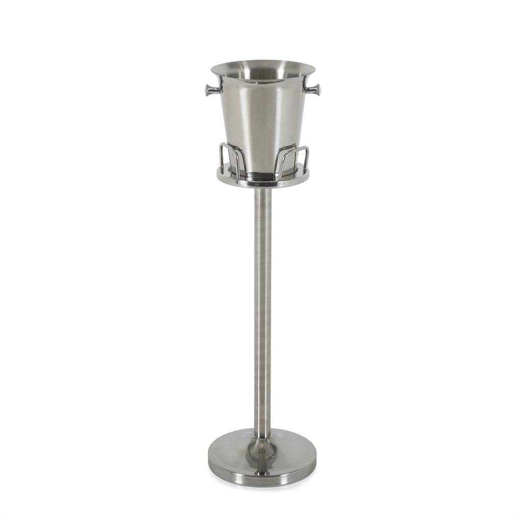 Stainless Ice Bucket w/ Stand