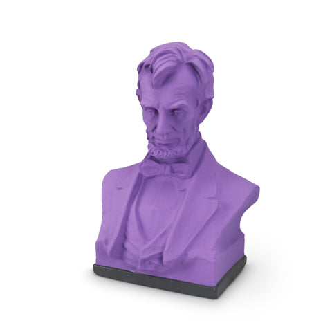 Purple Abraham Lincoln Bust