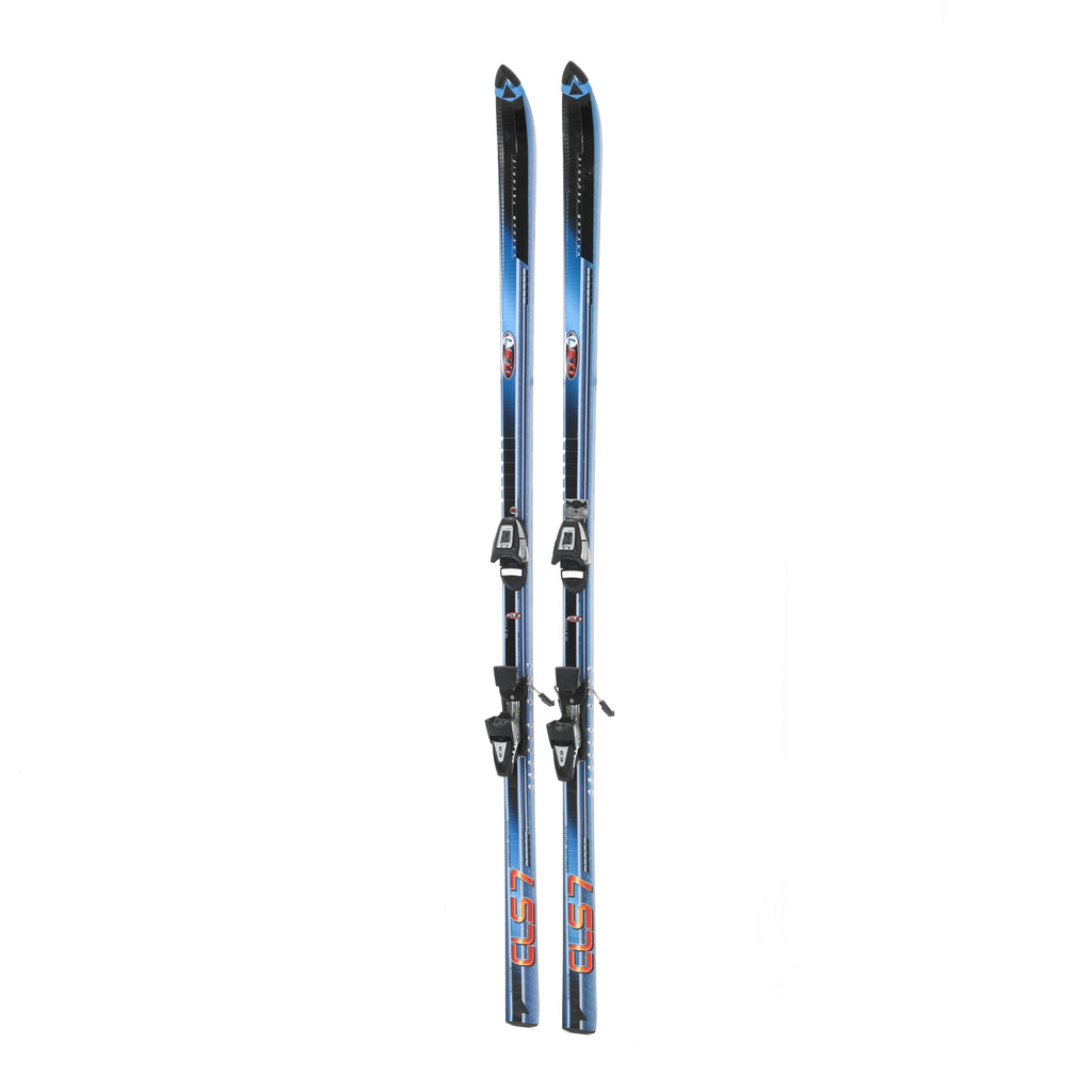 Blue & Black Fischer Skis