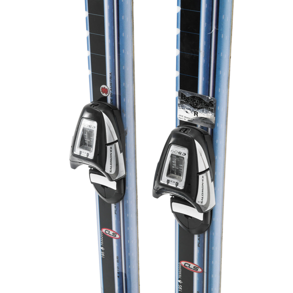 Blue & Black Fischer Skis