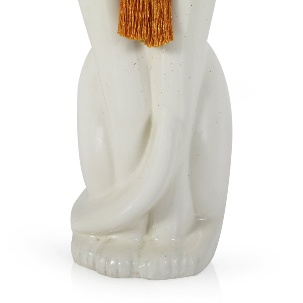 Porcelain Cat Statue