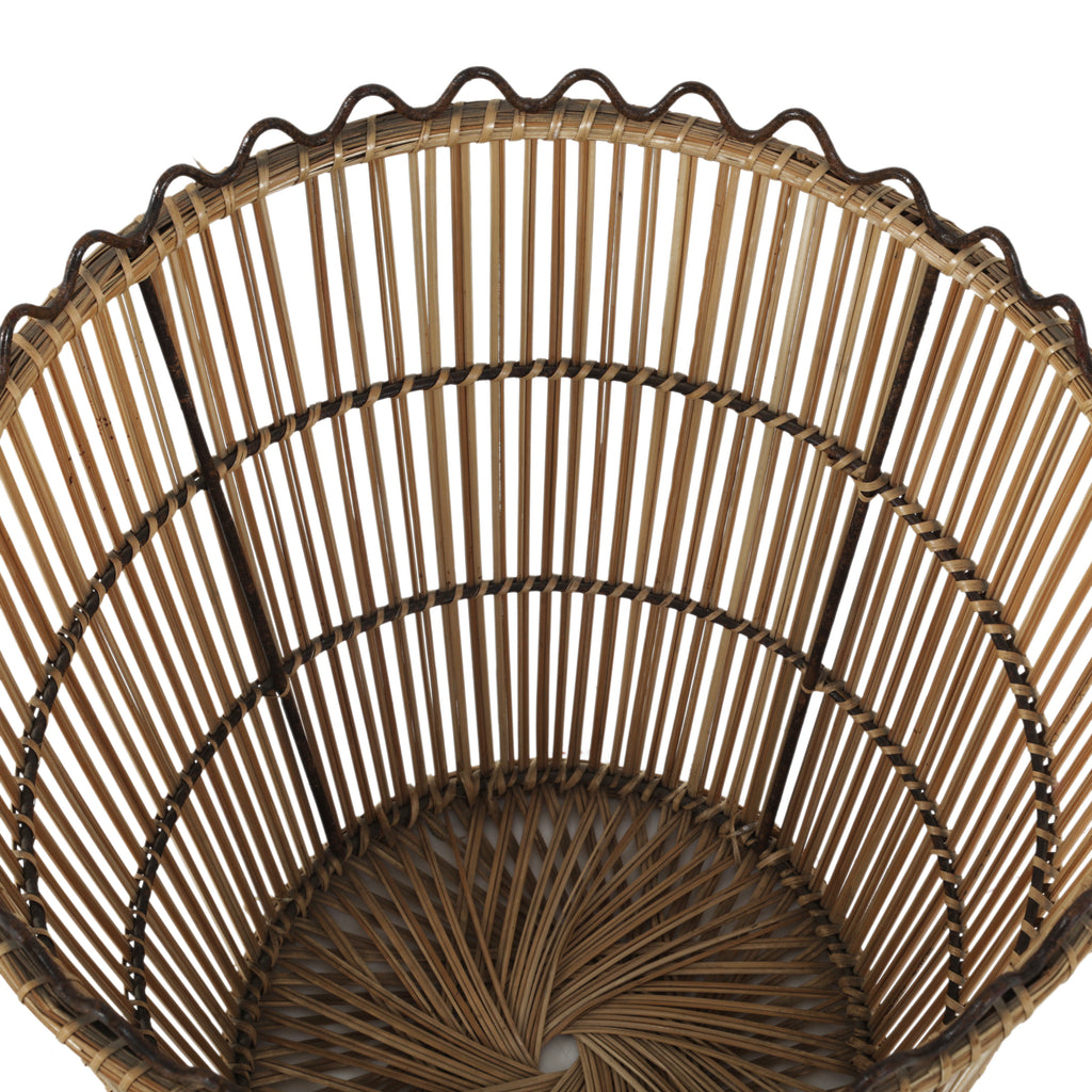 Wicker Waste Basket