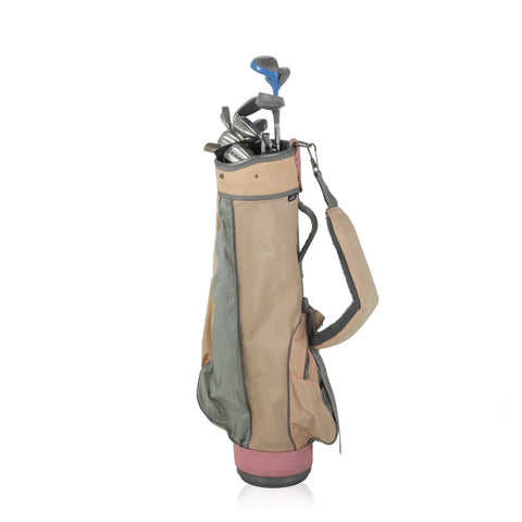 Tan Golf Bag w/ Clubs