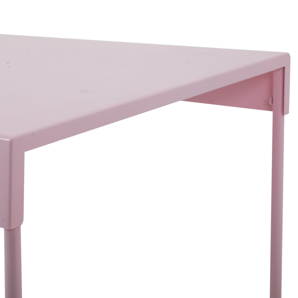 Pink Metal Table