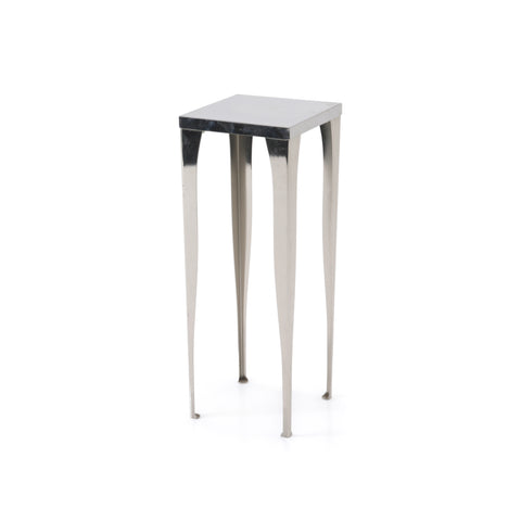 Tall Chrome Side Table