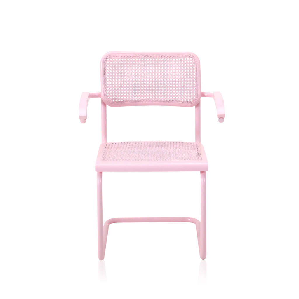 Light Pink Breuer Dining Arm Chair