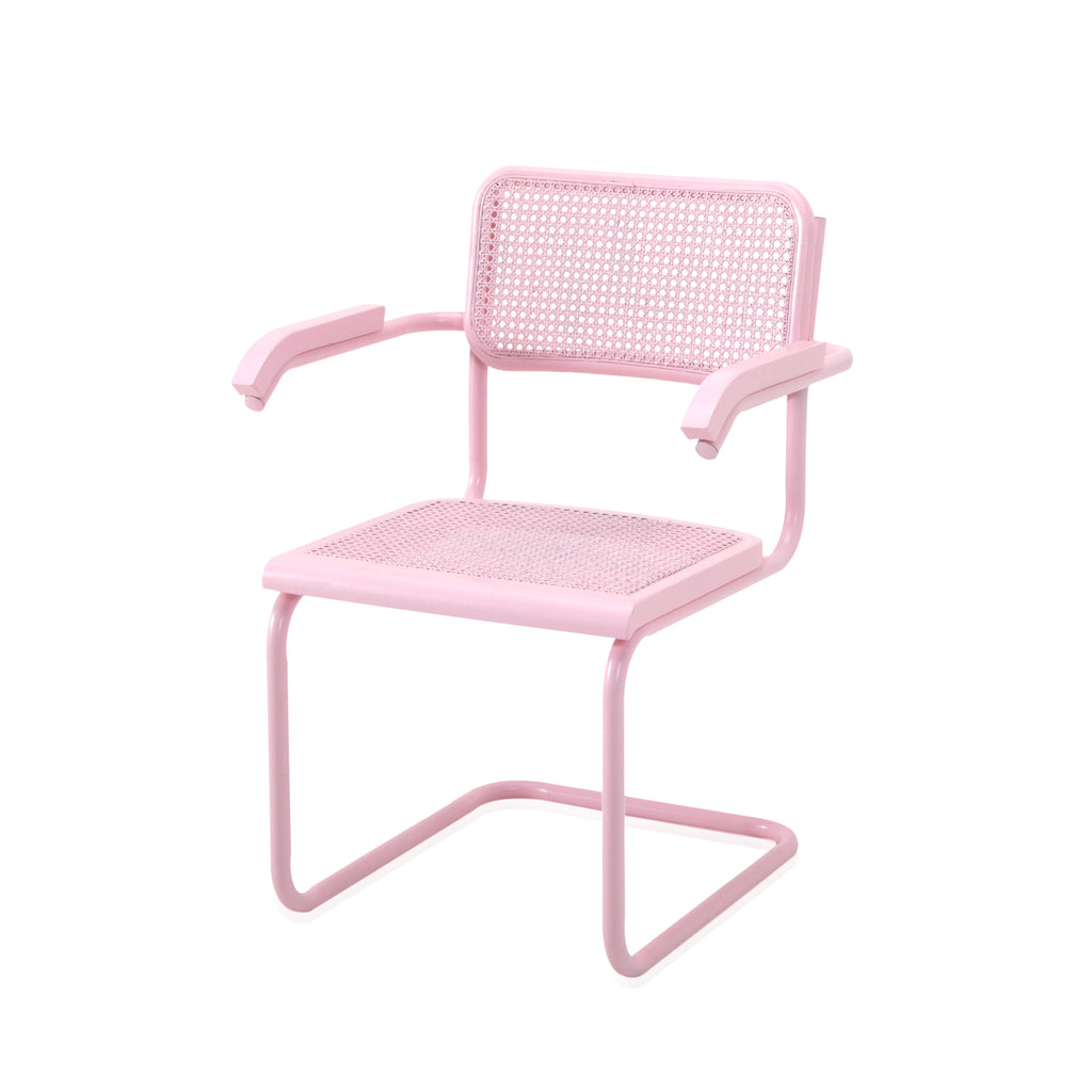 Light Pink Breuer Dining Arm Chair