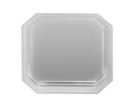 Octagon Wall Mirror with Lucite Frame