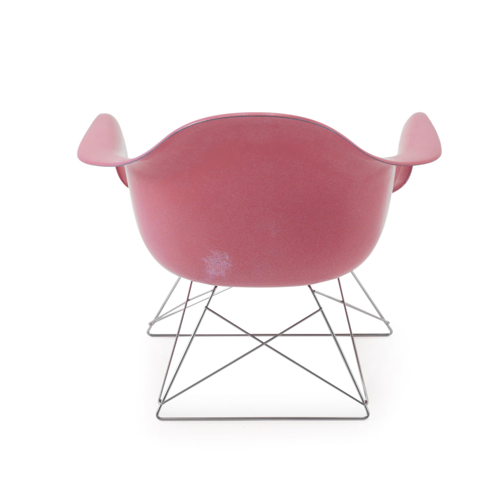 Pink Shell Armchair w/ Low Rod Base