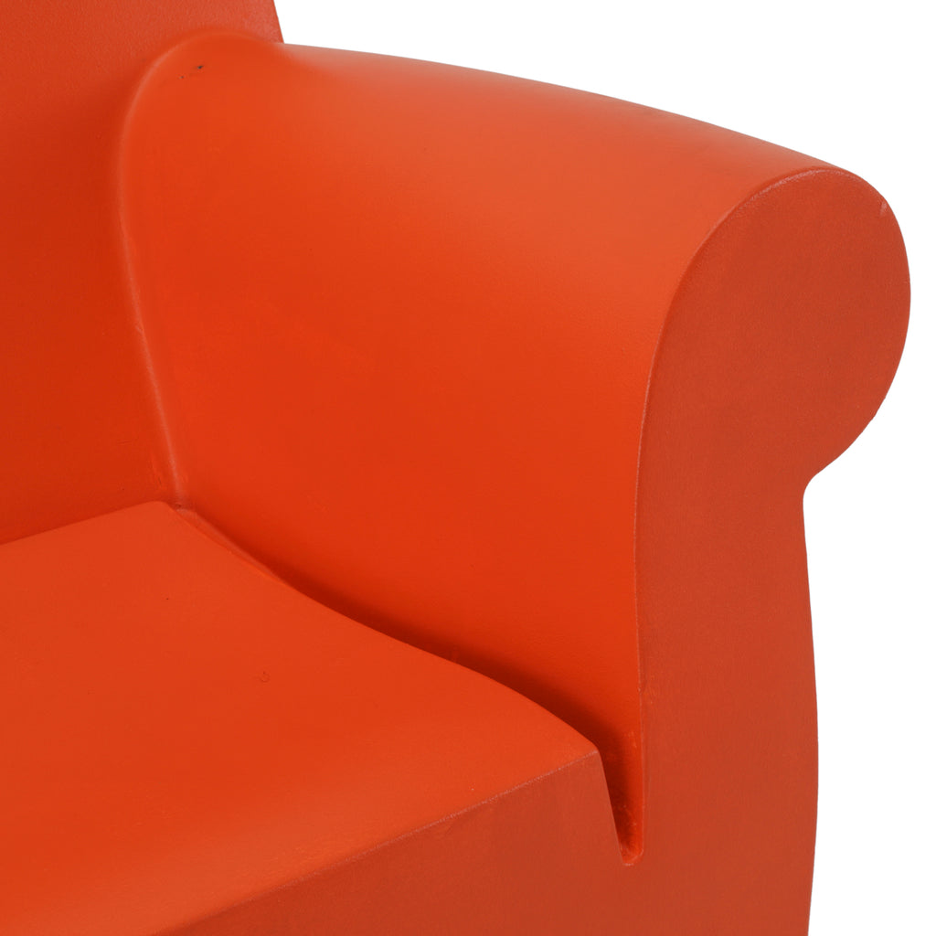 Orange Acrylic Outdoor Sofa