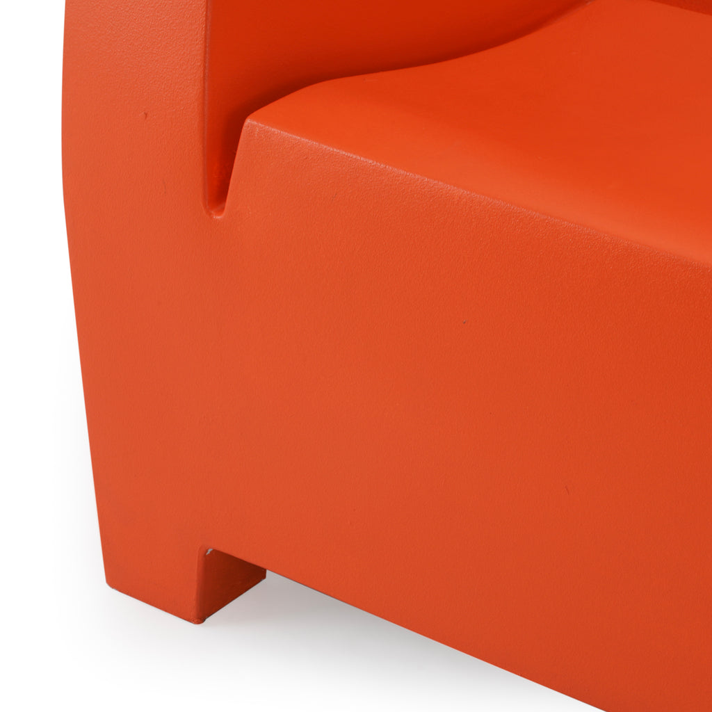 Orange Acrylic Outdoor Sofa