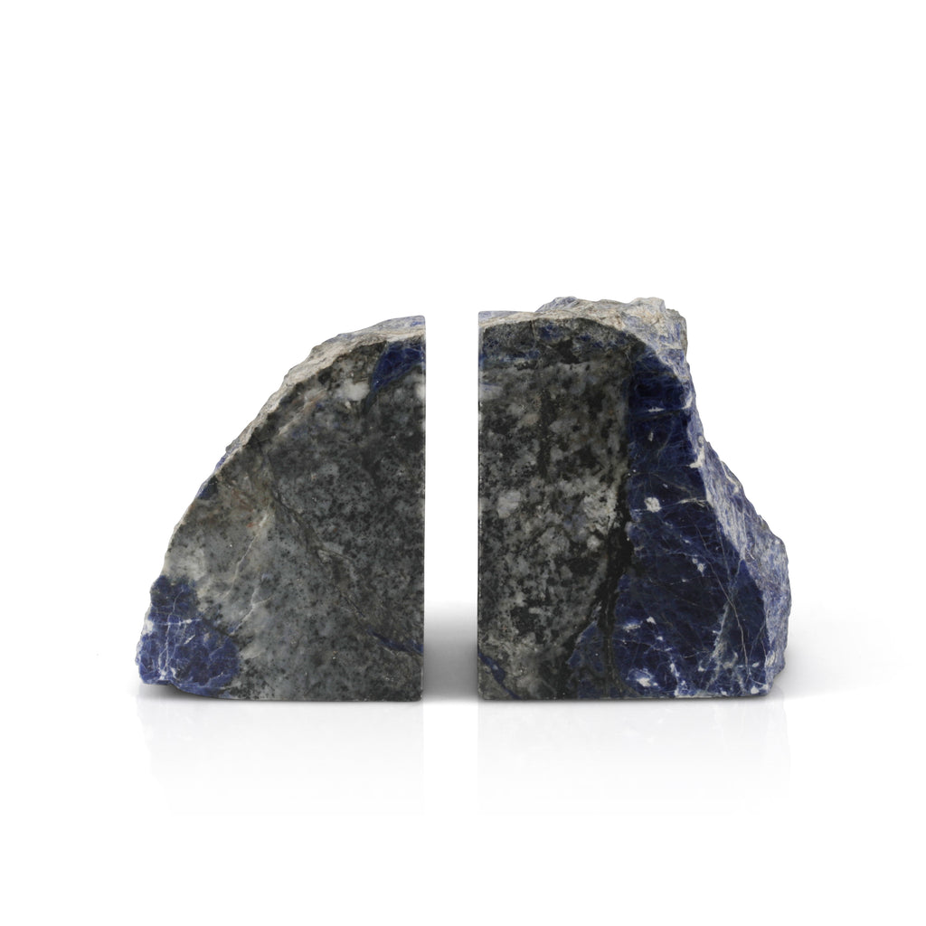 Blue Stone Bookends (A+D)