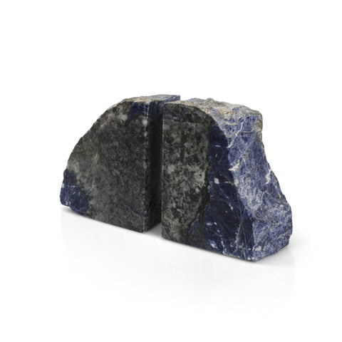 Blue Stone Bookends (A+D)