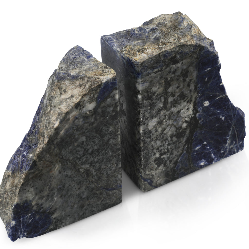 Blue Stone Bookends (A+D)