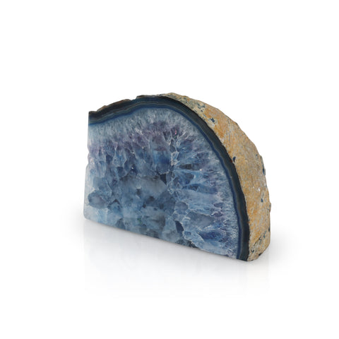 Blue Geode Paperweight (A+D)