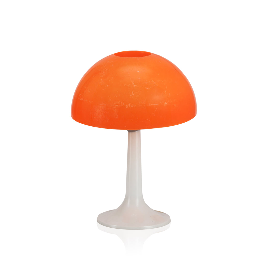 Orange Acrylic Mushroom Table Lamp