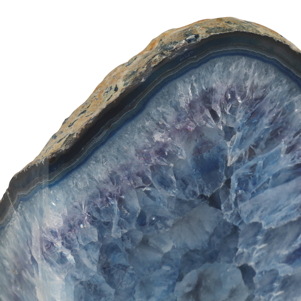 Blue Geode Paperweight (A+D)