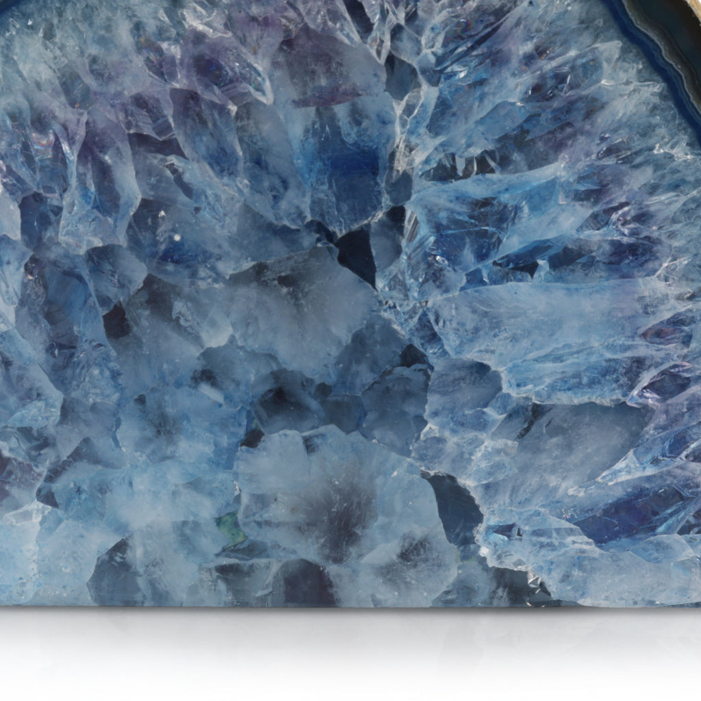 Blue Geode Paperweight (A+D)