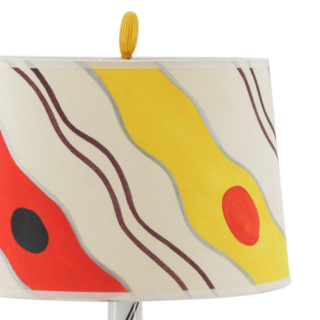 Yellow / Orange Funky Table Lamp