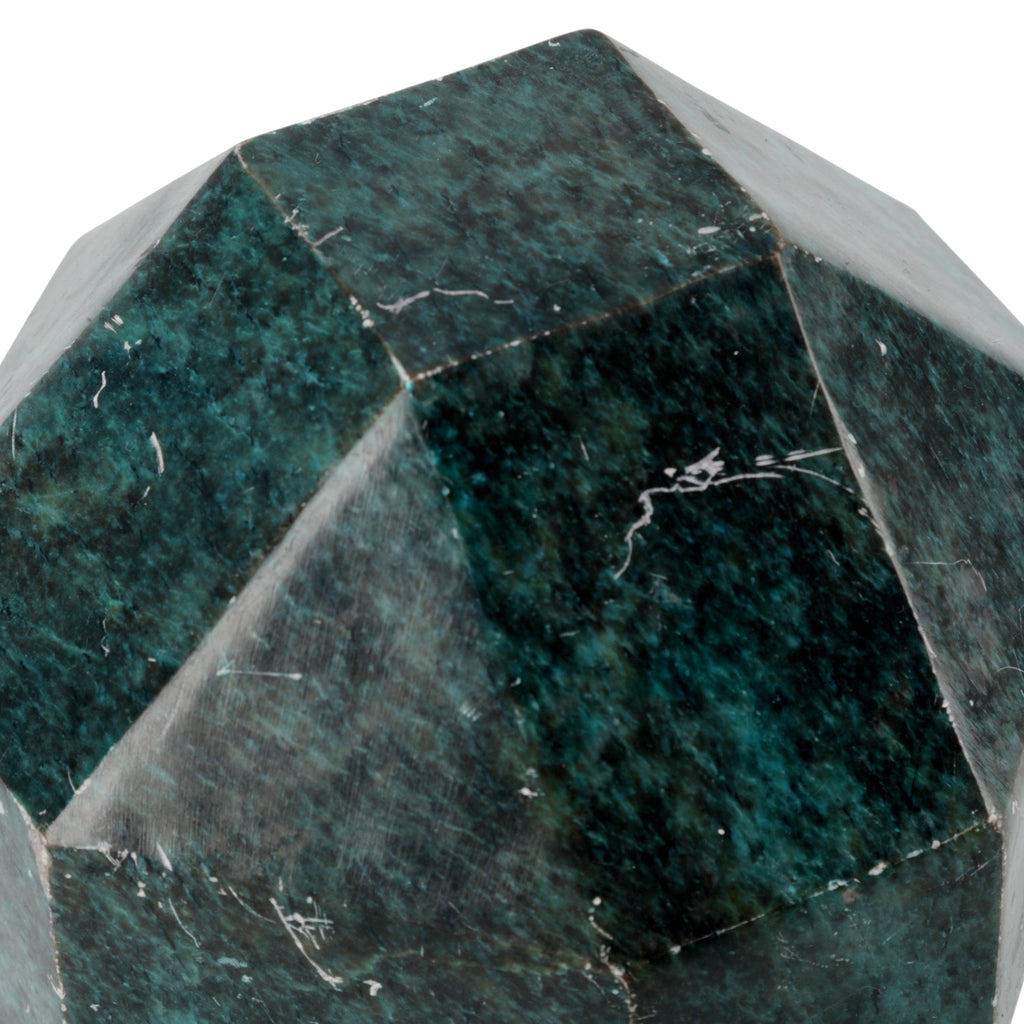 Green / Black Stone Polyhedron (A+D)