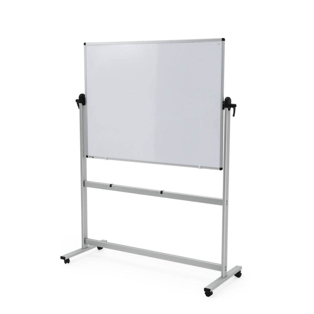 Rolling White Board with Metal Base