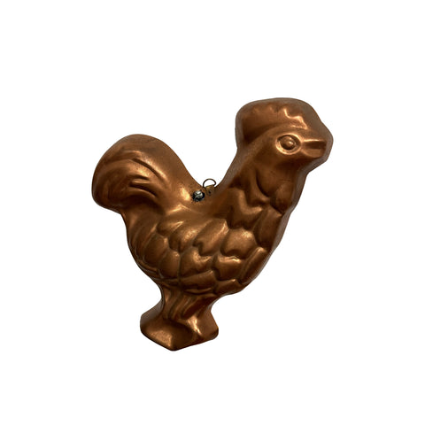 Bronze Chicken Wall Art