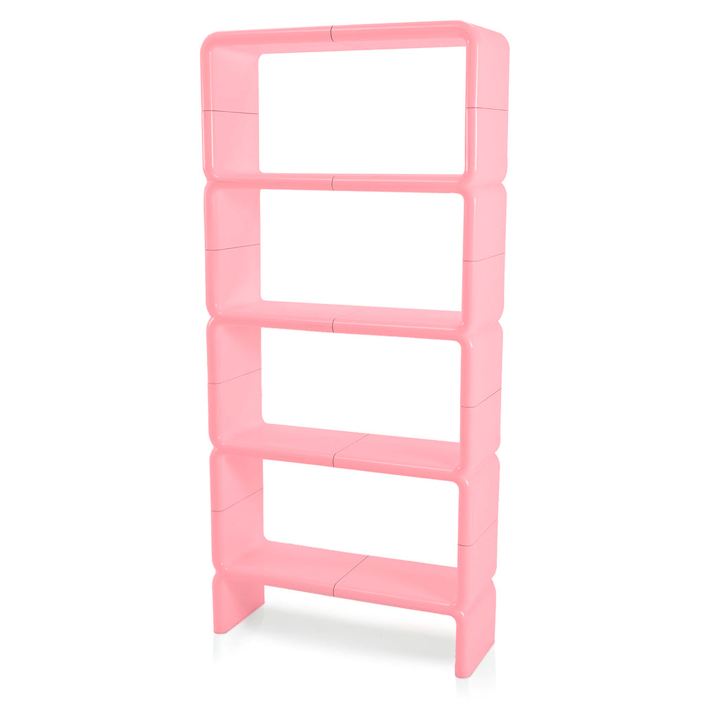 Pink Plastic Mod Bookshelf