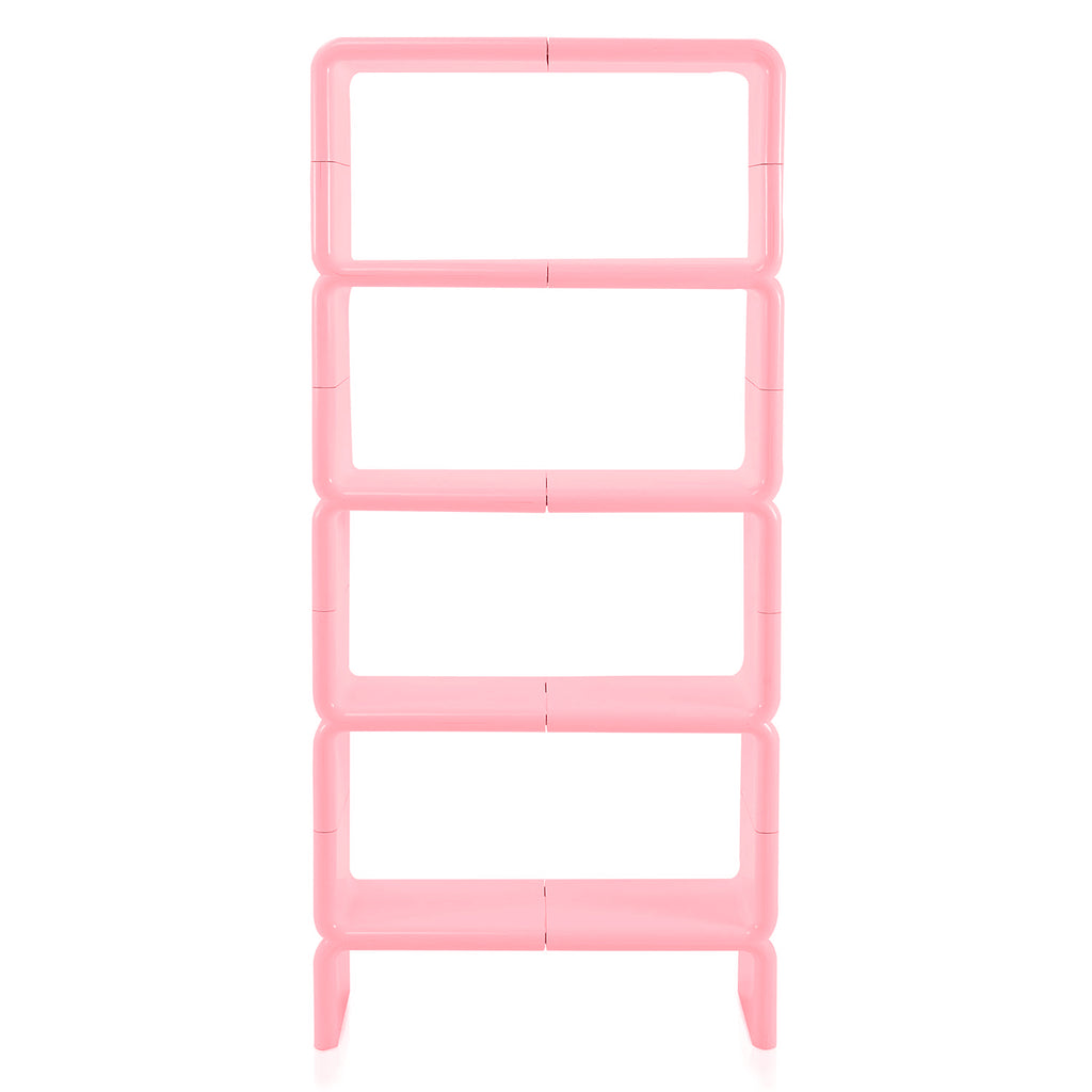 Pink Plastic Mod Bookshelf