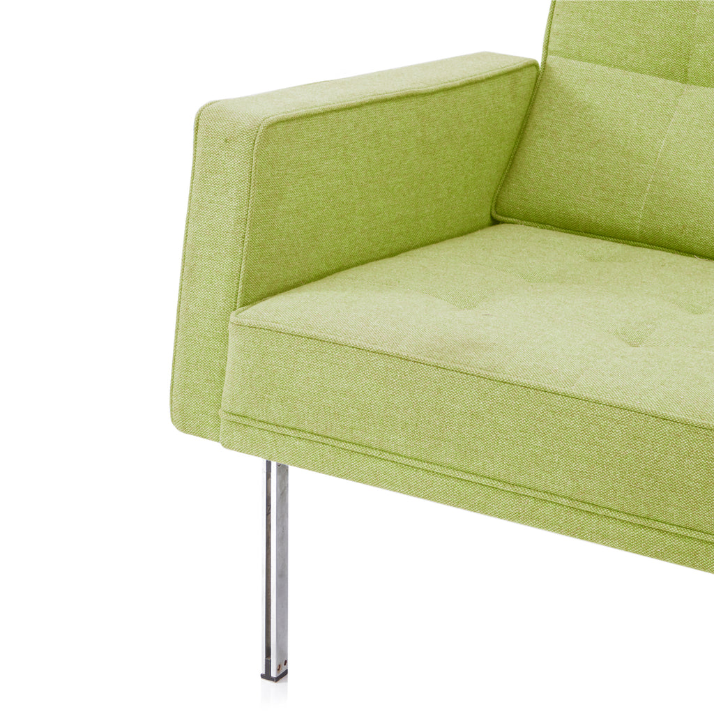 Pea Green Split Rail Sofa