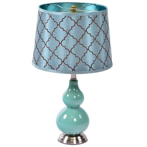 Grey / Green Table Lamp