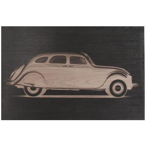 0790 (A+D) Walnut Chrysler Airflow (36" x 24")