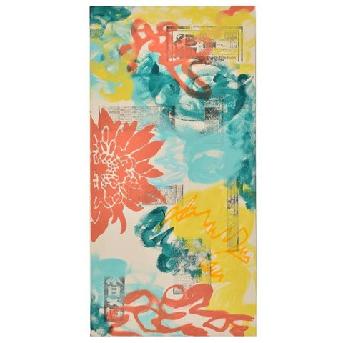 0693 (A+D) Asian Floral B (24" x 48")