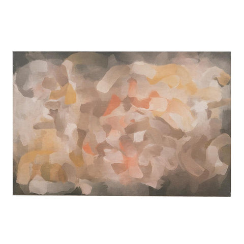 0874 (A+D) Brown Orange Yellow Abstract (36" x 24")