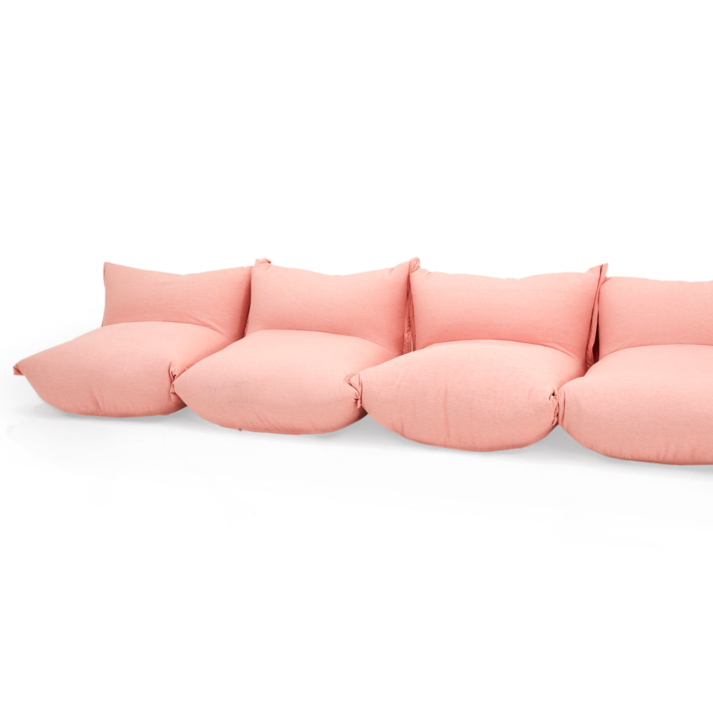 Pink Pouf Modular Seating