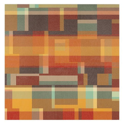 0388 (A+D) Madras Orange (30" x 30")