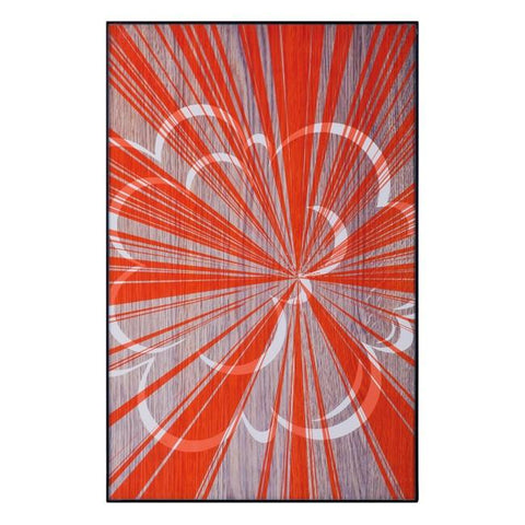 0601 (A+D) Orange Starburst Cloud (11" x 17")